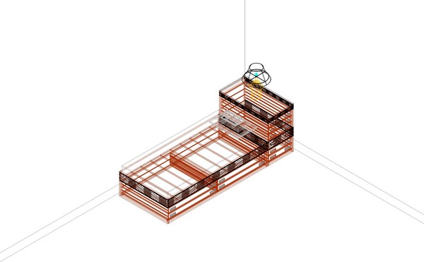 bed cupboard 3d max - BED CUPBOARD by viktor.reisinger